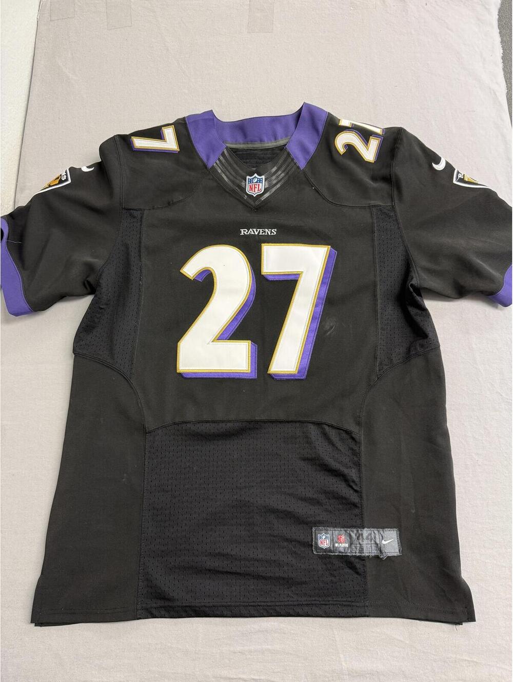 Vintage Ray Rice Jersey Black Blatimore Ravens Nike - 44 XL